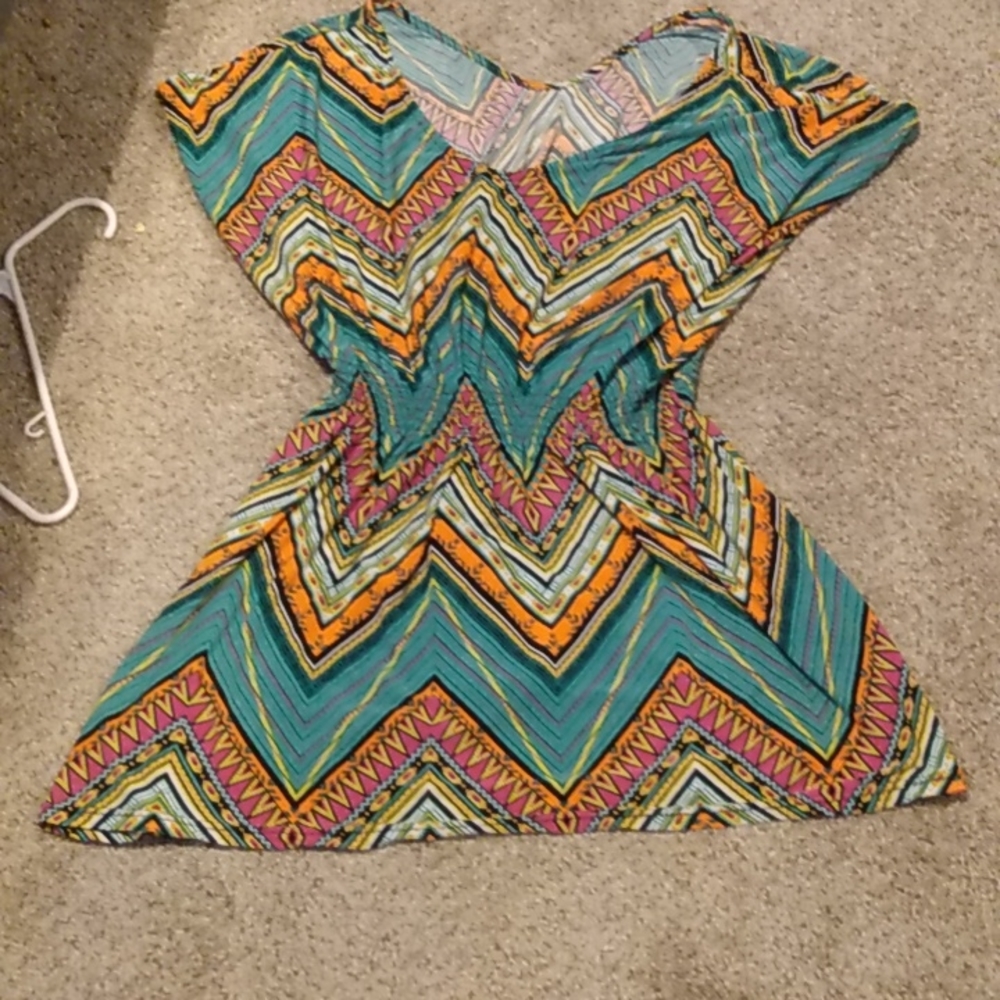 A printed M dress